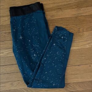 Nike Pro Women's XXL Celestial Print Leggings - Green/Blue